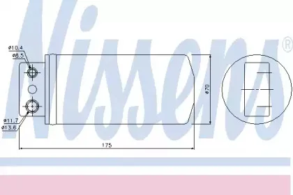 95235 NISSENS Осушитель, кондиционер