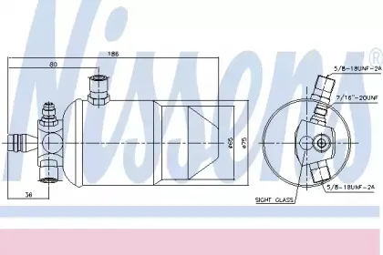 95110 NISSENS Осушитель, кондиционер