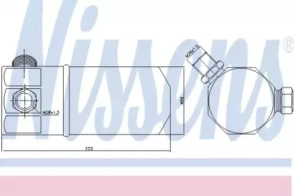 95117 NISSENS Осушитель, кондиционер