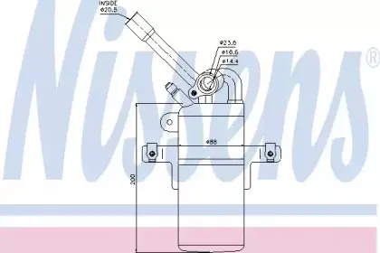 95213 NISSENS Осушитель, кондиционер