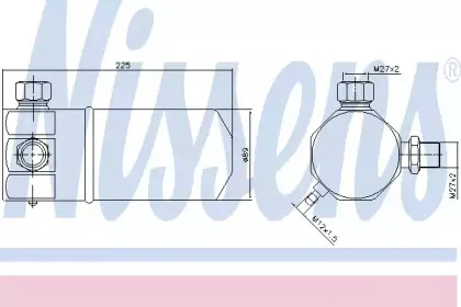 95137 NISSENS Осушитель, кондиционер