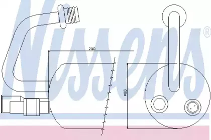 95211 NISSENS Осушитель, кондиционер