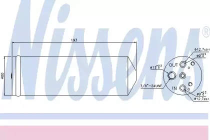 95082 NISSENS Осушитель, кондиционер