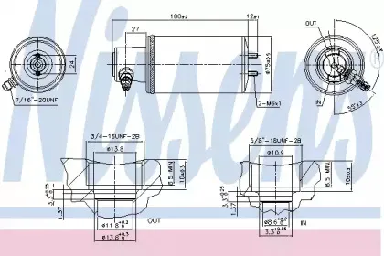 95260 NISSENS Осушитель, кондиционер