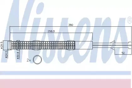 95359 NISSENS Осушитель, кондиционер