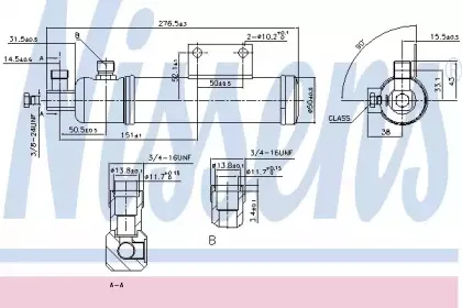 95287 NISSENS Осушитель, кондиционер