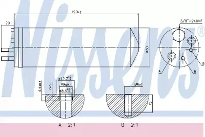 95148 NISSENS Осушитель, кондиционер