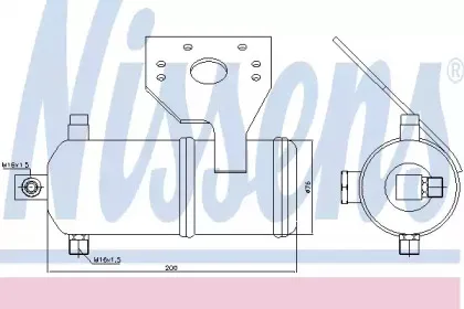 95361 NISSENS Осушитель, кондиционер