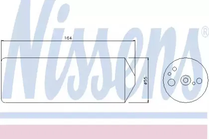 95067 NISSENS Осушитель, кондиционер
