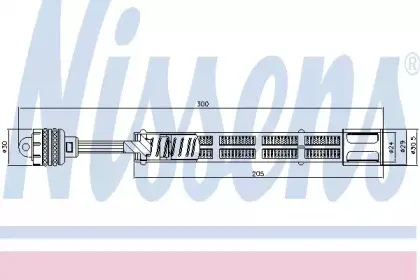 95322 NISSENS Осушитель, кондиционер