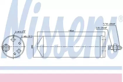 95323 NISSENS Осушитель, кондиционер