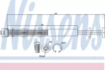 95403 NISSENS Осушитель, кондиционер