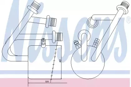 95394 NISSENS Осушитель, кондиционер