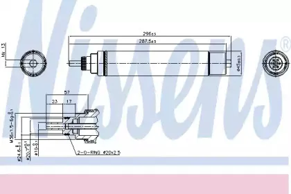 95336 NISSENS Осушитель, кондиционер