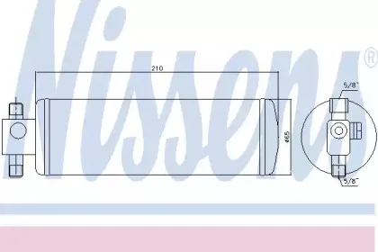 95112 NISSENS Осушитель, кондиционер