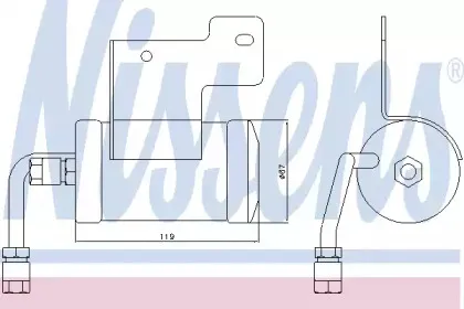 95382 NISSENS Осушитель, кондиционер