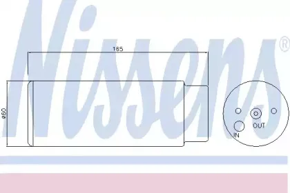 95400 NISSENS Осушитель, кондиционер