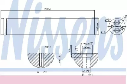 95406 NISSENS Осушитель, кондиционер