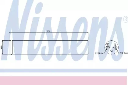 95412 NISSENS Осушитель, кондиционер