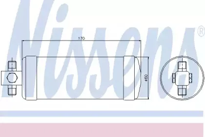 95418 NISSENS Осушитель, кондиционер