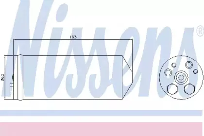 95430 NISSENS Осушитель, кондиционер