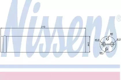 95435 NISSENS Осушитель, кондиционер