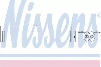 95438 NISSENS Осушитель, кондиционер