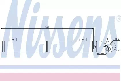 95446 NISSENS Осушитель, кондиционер