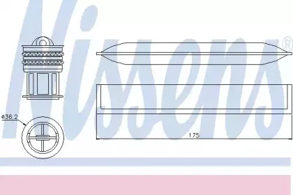 95456 NISSENS Осушитель, кондиционер