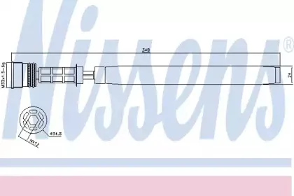 95458 NISSENS Осушитель, кондиционер