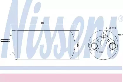 95461 NISSENS Осушитель, кондиционер