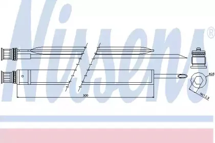 95465 NISSENS Осушитель, кондиционер
