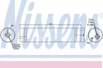 95473 NISSENS Осушитель, кондиционер
