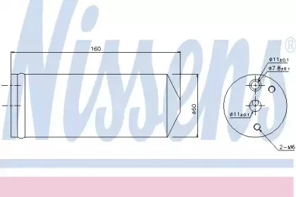 95477 NISSENS Осушитель, кондиционер