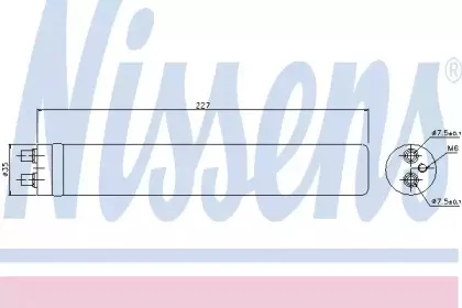 95480 NISSENS Осушитель, кондиционер