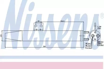 95484 NISSENS Осушитель, кондиционер