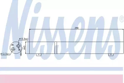 95487 NISSENS Осушитель, кондиционер