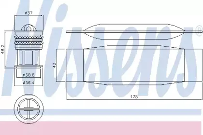 95490 NISSENS Осушитель, кондиционер