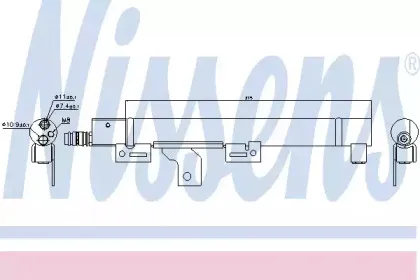 95492 NISSENS Осушитель, кондиционер