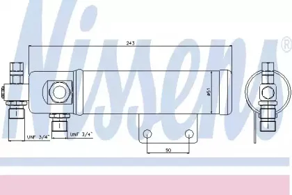 95493 NISSENS Осушитель, кондиционер