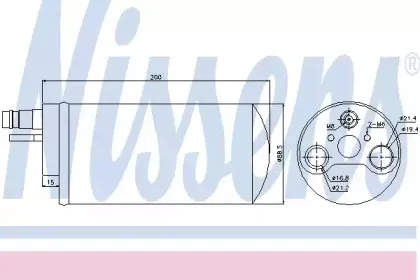 95494 NISSENS Осушитель, кондиционер