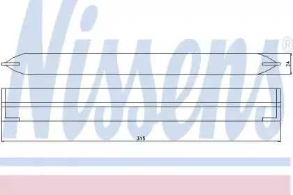 95499 NISSENS Осушитель, кондиционер