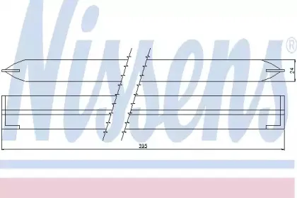 95500 NISSENS Осушитель, кондиционер