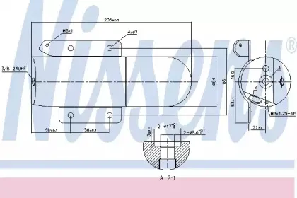 95507 NISSENS Осушитель, кондиционер