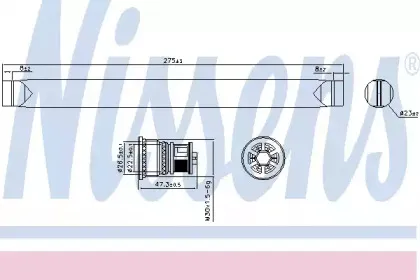 95571 NISSENS Осушитель, кондиционер