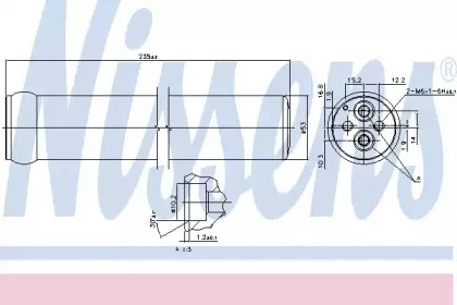 95587 NISSENS Осушитель, кондиционер