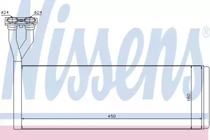 75005 NISSENS Теплообменник, отопление салона