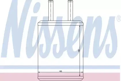 77503 NISSENS Теплообменник, отопление салона