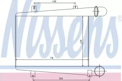 96915 NISSENS Интеркулер