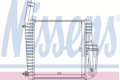 97048 NISSENS Интеркулер